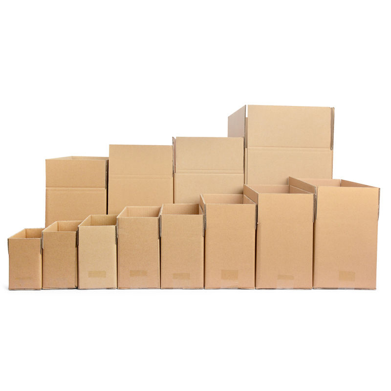 Carton express wholesale customized half-height packaging cardboard box Taobao moving packing small box airplane box postal box